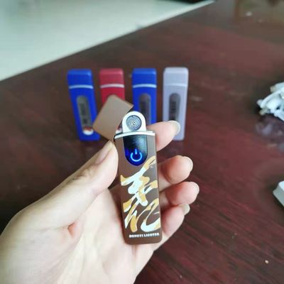 Gepersonaliseerd logo USB oplaadbaar Plasma aansteker Elektronisch oplaadbaar
