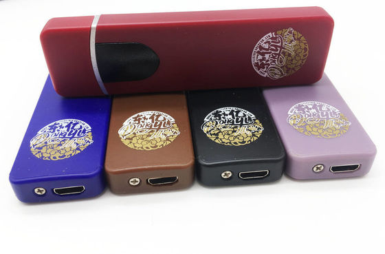 Gepersonaliseerde USB-plastic winddichte elektronische vingerafdruk sigarettenanker voor roken