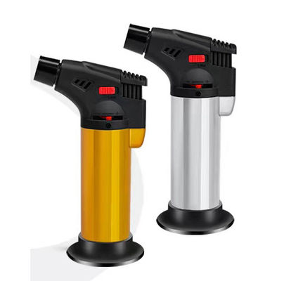 Flint Functie Verstelbare Winddichte Butane Gas Micro Jet Torch Sigaren aansteker voor veilig